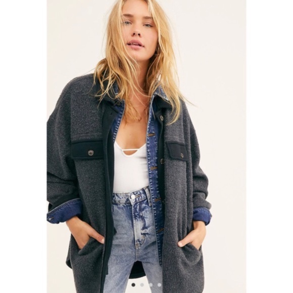 Free People Jackets & Blazers - Free People Ruby Jacket oversized shacket